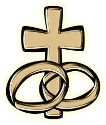 Pair of rings with cross icon